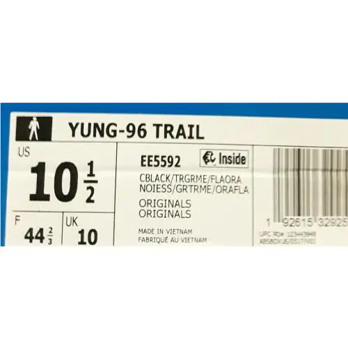 Adidas shoes - YUNG-96 TRAIL - TRAIL - EE5592 - Core Black/Trace Grey Met./Flash Orange (UPC: 192615329208) 7