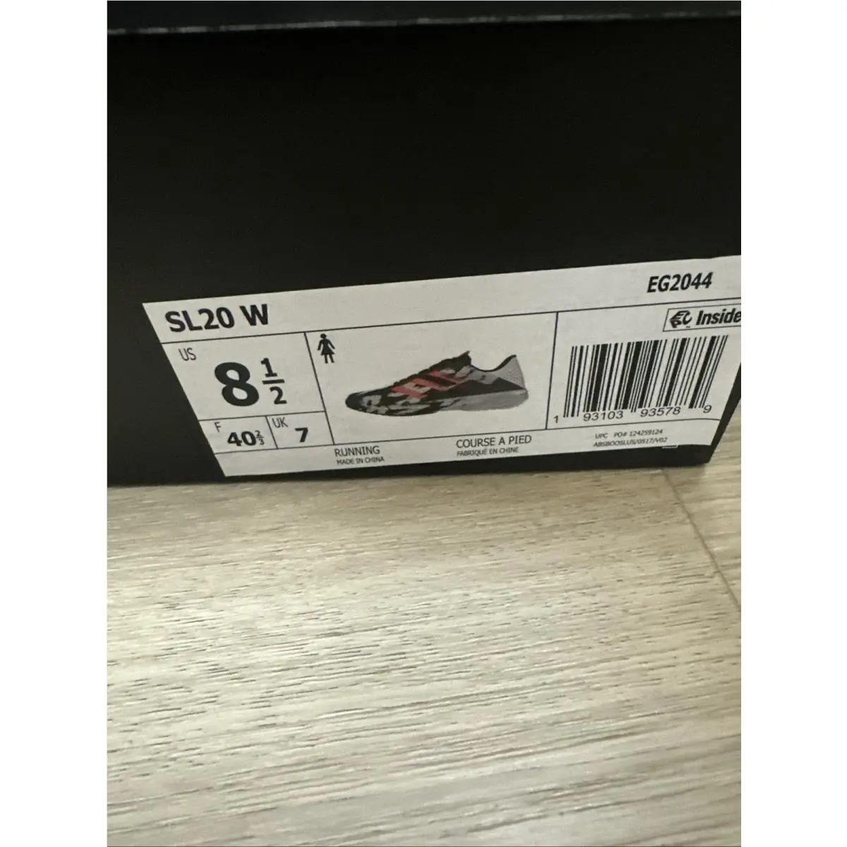 Adidas shoes - adidas SL 20 - EG2044 - Black (UPC: 193103935796) 0