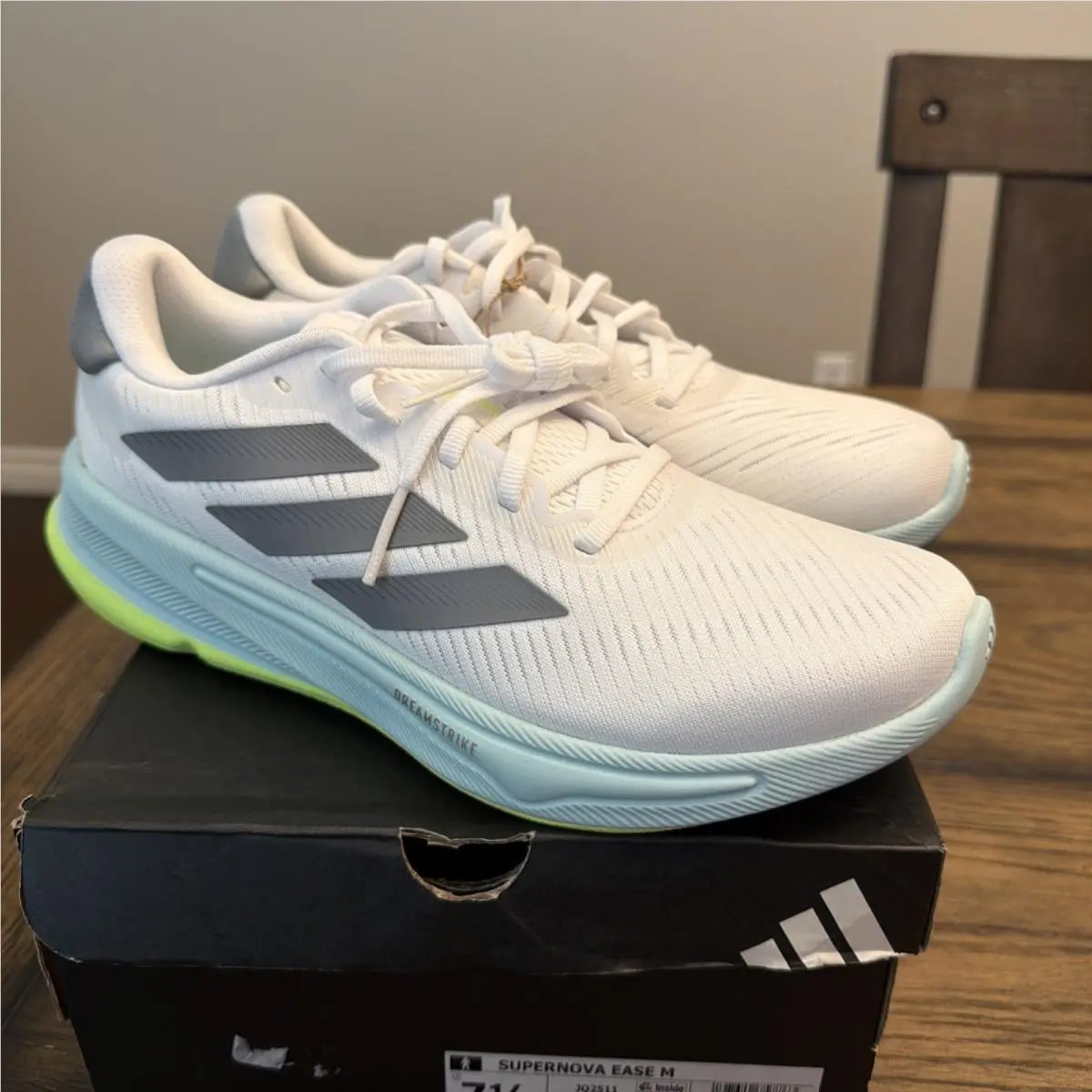 Supernova Ease Mens Size 7.5 JQ2511 White …X1 by Adidas