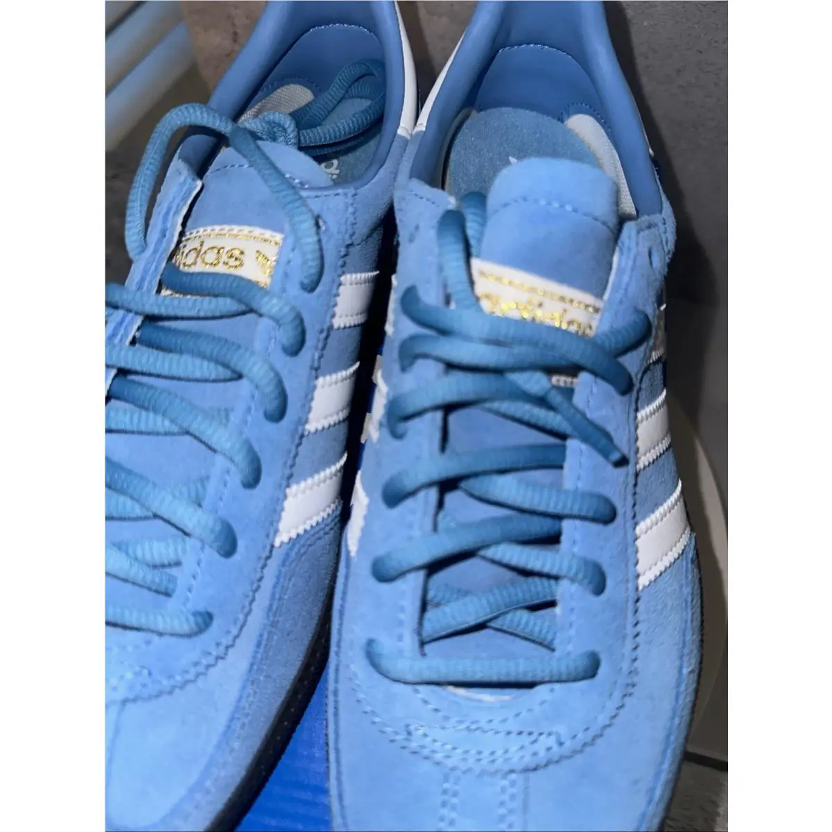 Adidas shoes - Adidas Handball Spezial - Handball Spezial - Light Blue/FTWR White/Gum (UPC: 197614949082) 11