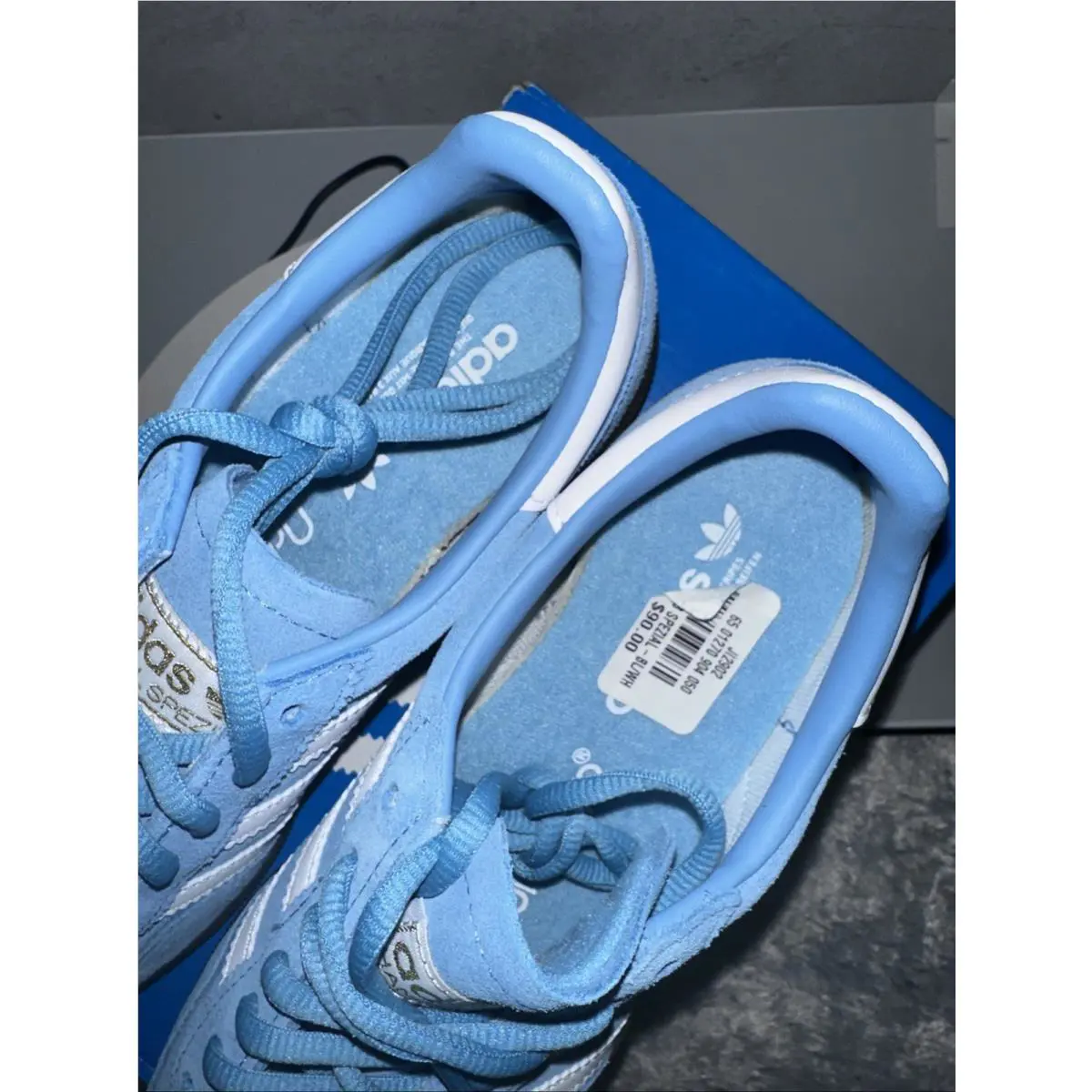 Adidas shoes - Adidas Handball Spezial - Handball Spezial - Light Blue/FTWR White/Gum (UPC: 197614949082) 12