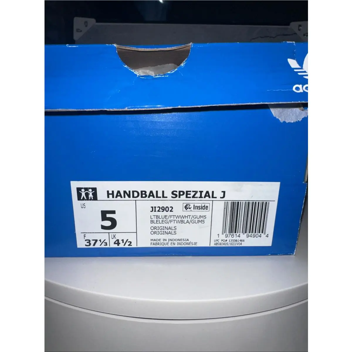 Adidas shoes - Adidas Handball Spezial - Handball Spezial - Light Blue/FTWR White/Gum (UPC: 197614949082) 14