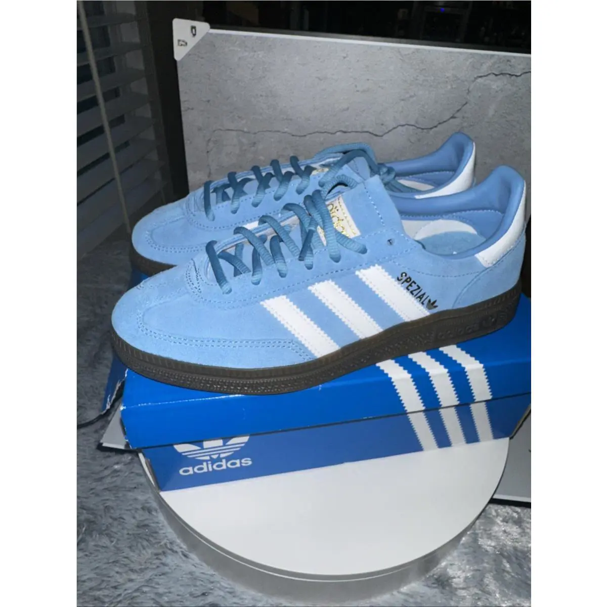 Adidas shoes - Adidas Handball Spezial - Handball Spezial - Light Blue/FTWR White/Gum (UPC: 197614949082) 0