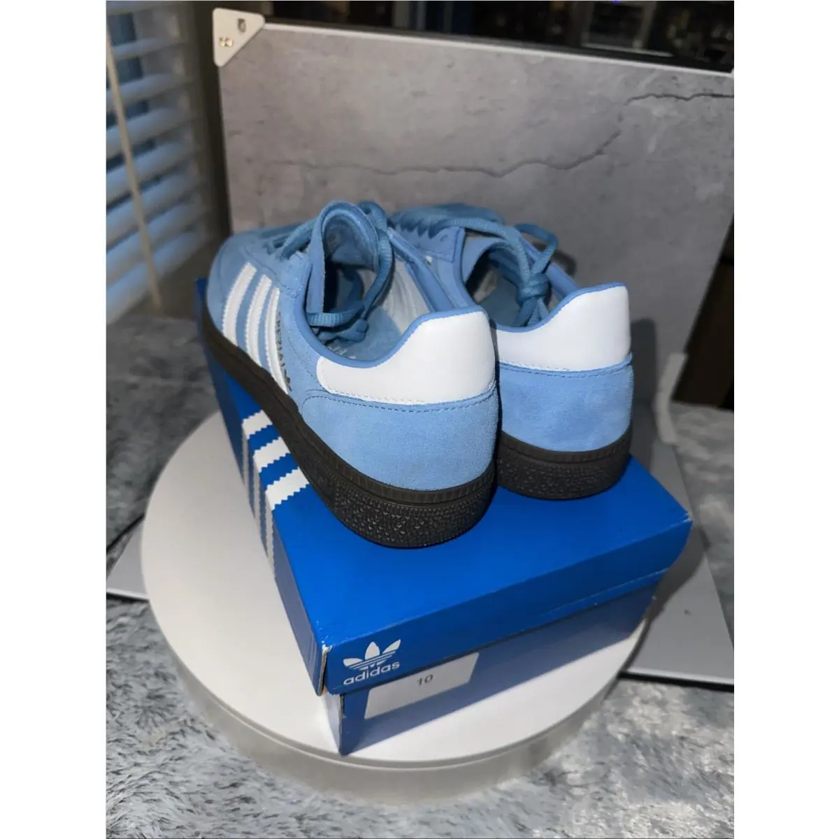 Adidas shoes - Adidas Handball Spezial - Handball Spezial - Light Blue/FTWR White/Gum (UPC: 197614949082) 4