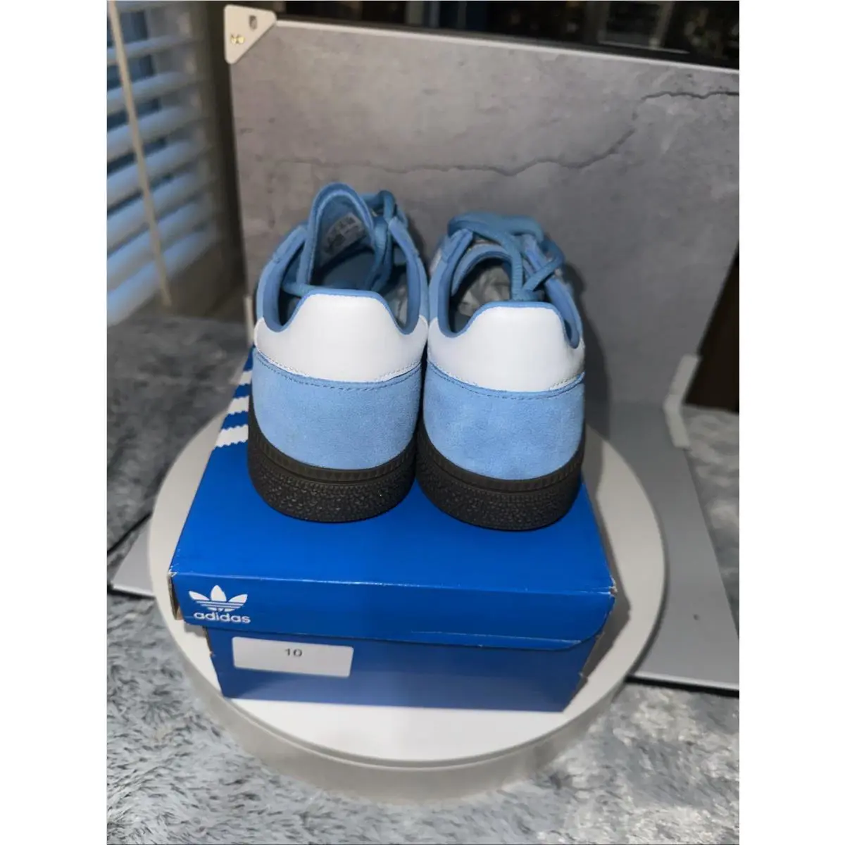 Adidas shoes - Adidas Handball Spezial - Handball Spezial - Light Blue/FTWR White/Gum (UPC: 197614949082) 5