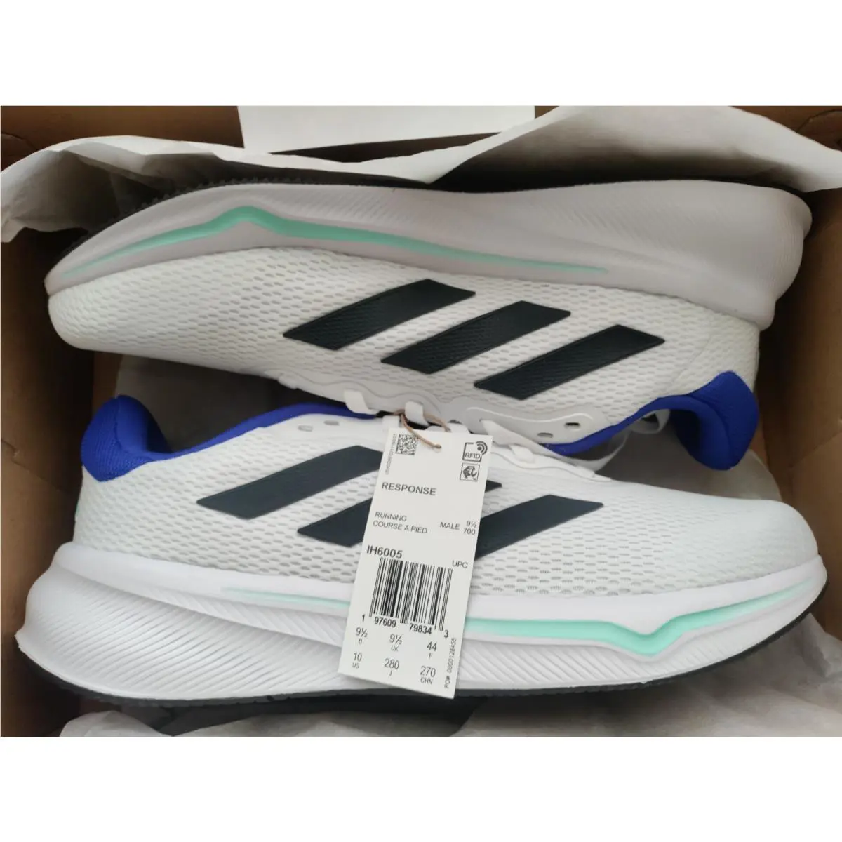Adidas shoes - adidas Response - Response - White/Aurora Ink/Flash Aqu 1