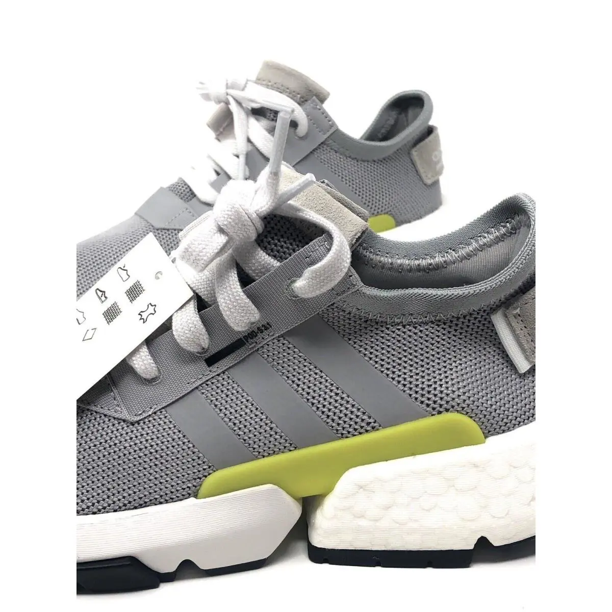 Adidas shoes - adidas Pod-S3.1 - Gray, Manufacturer: Grey Two / Grey Two / Shock Yellow 3
