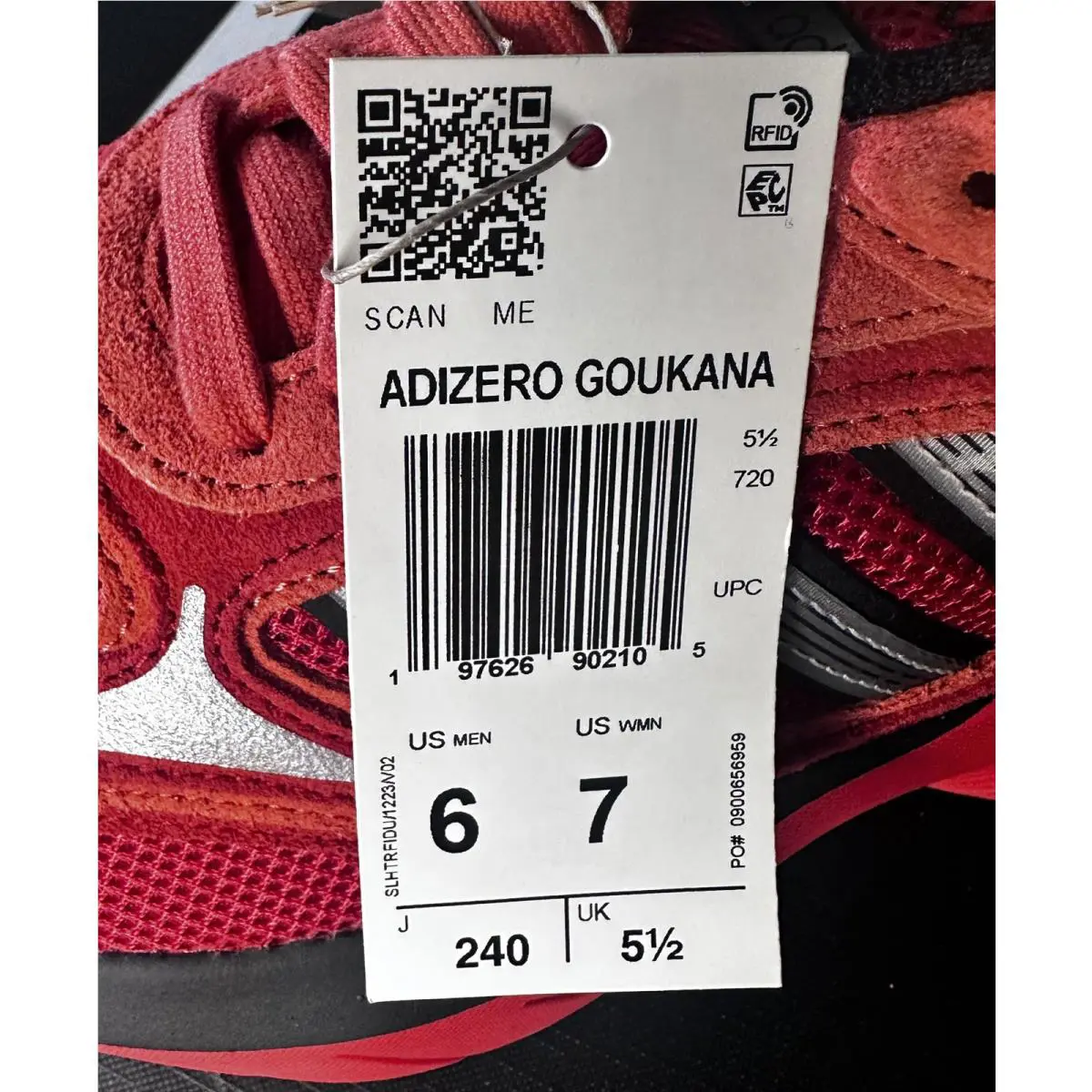Adidas shoes - adidas Adizero - Adizero - JQ4006 - Red 1