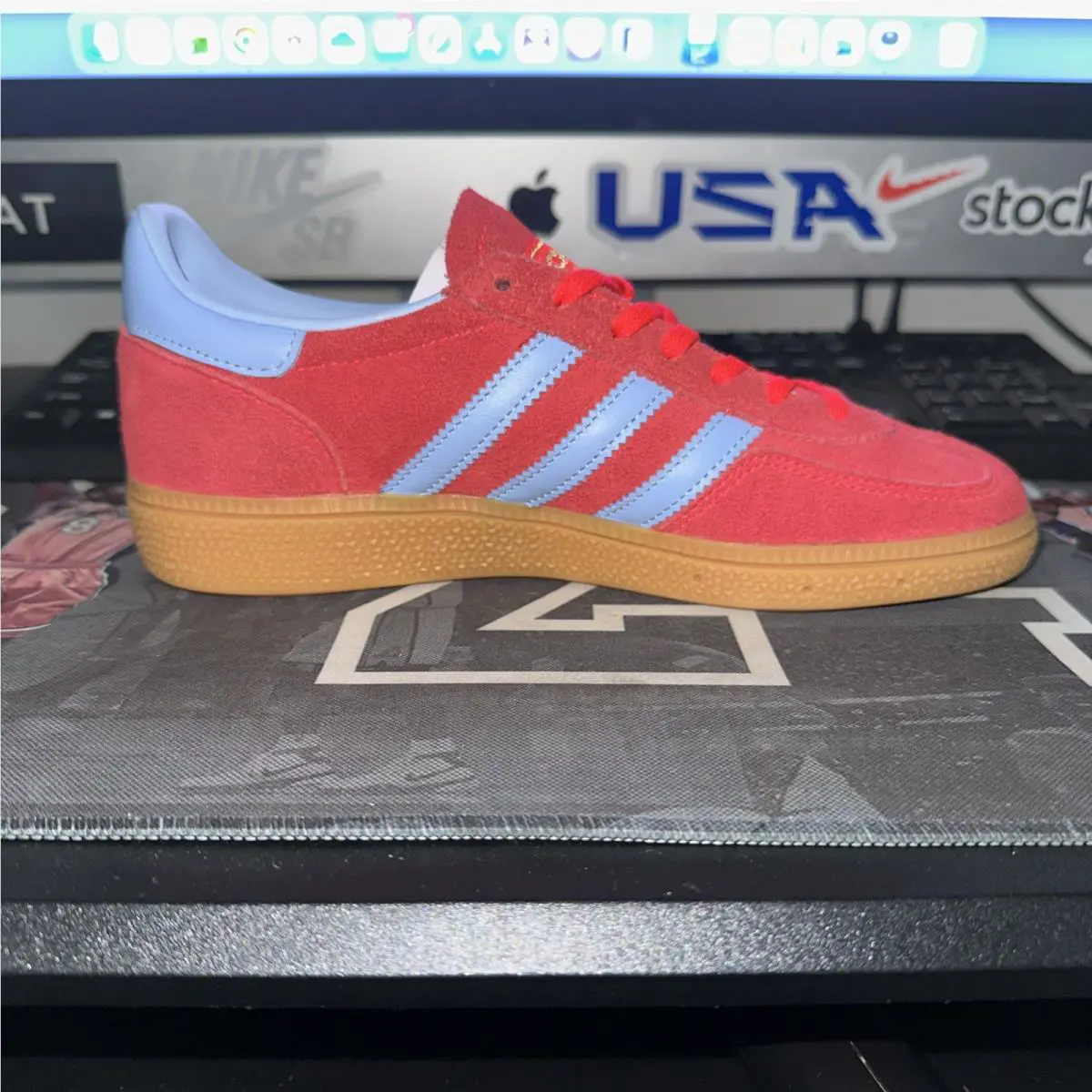 Adidas shoes - adidas Handball - Handball - JR3607 - Red (UPC: 197621876494) 0