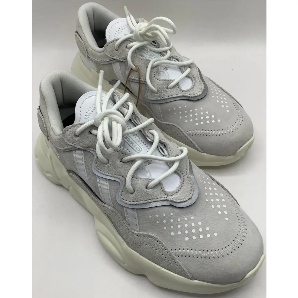 Adidas Originals Ozweego Crystal White/ftwr White/off Big Kid 2.5 EF6299