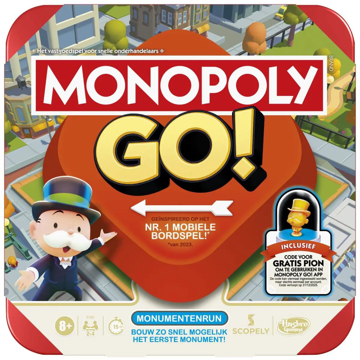 Monopoly Go Bordspel 8+ Leeftijdsgroep Sociaal Spel
