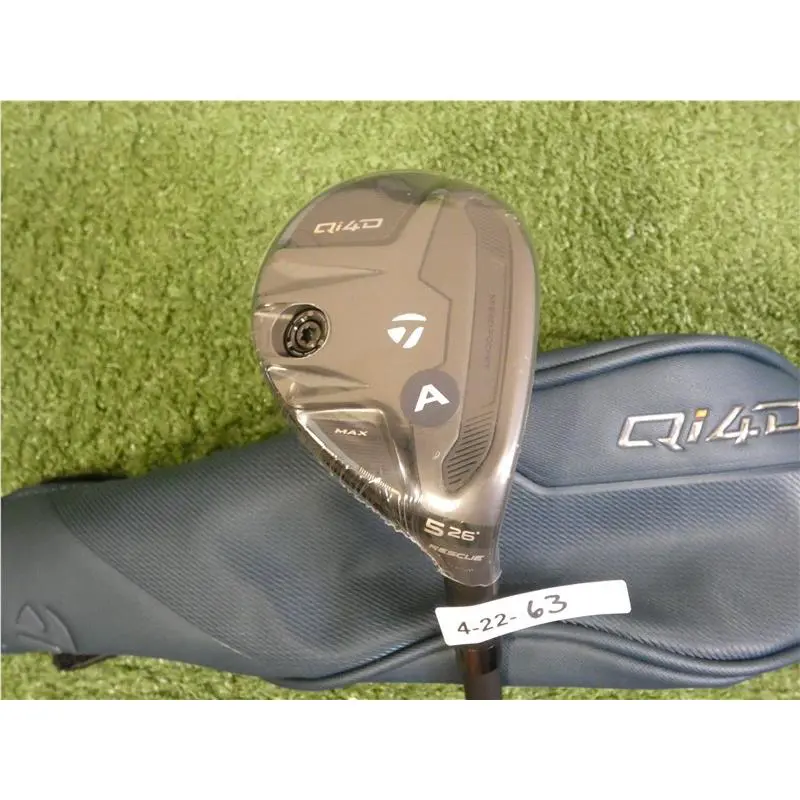 Taylormade 2026 Qi4D Max 26 5 Hybrid Rescue Reax 50 A Senior Graphite w HC