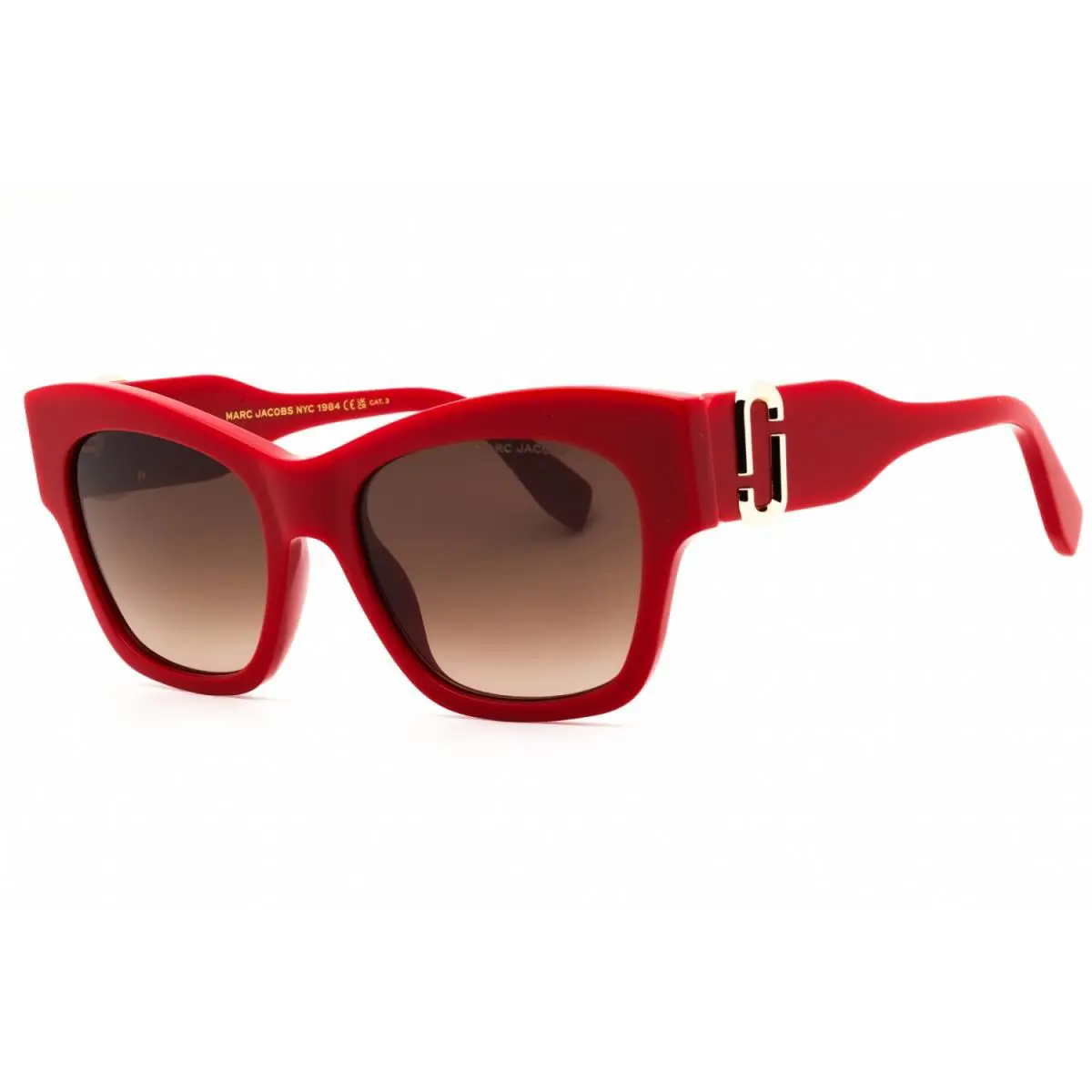 Marc Jacobs Marc 762 S 0C9A HA Sunglasses Red Frame Brown Lenses 54mm - Frame: Red, Lens: Brown