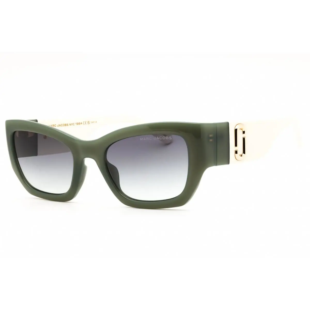 Marc Jacobs Marc 723 S 1ED GB Sunglasses Green Frame Gray Azure Lenses 53mm
