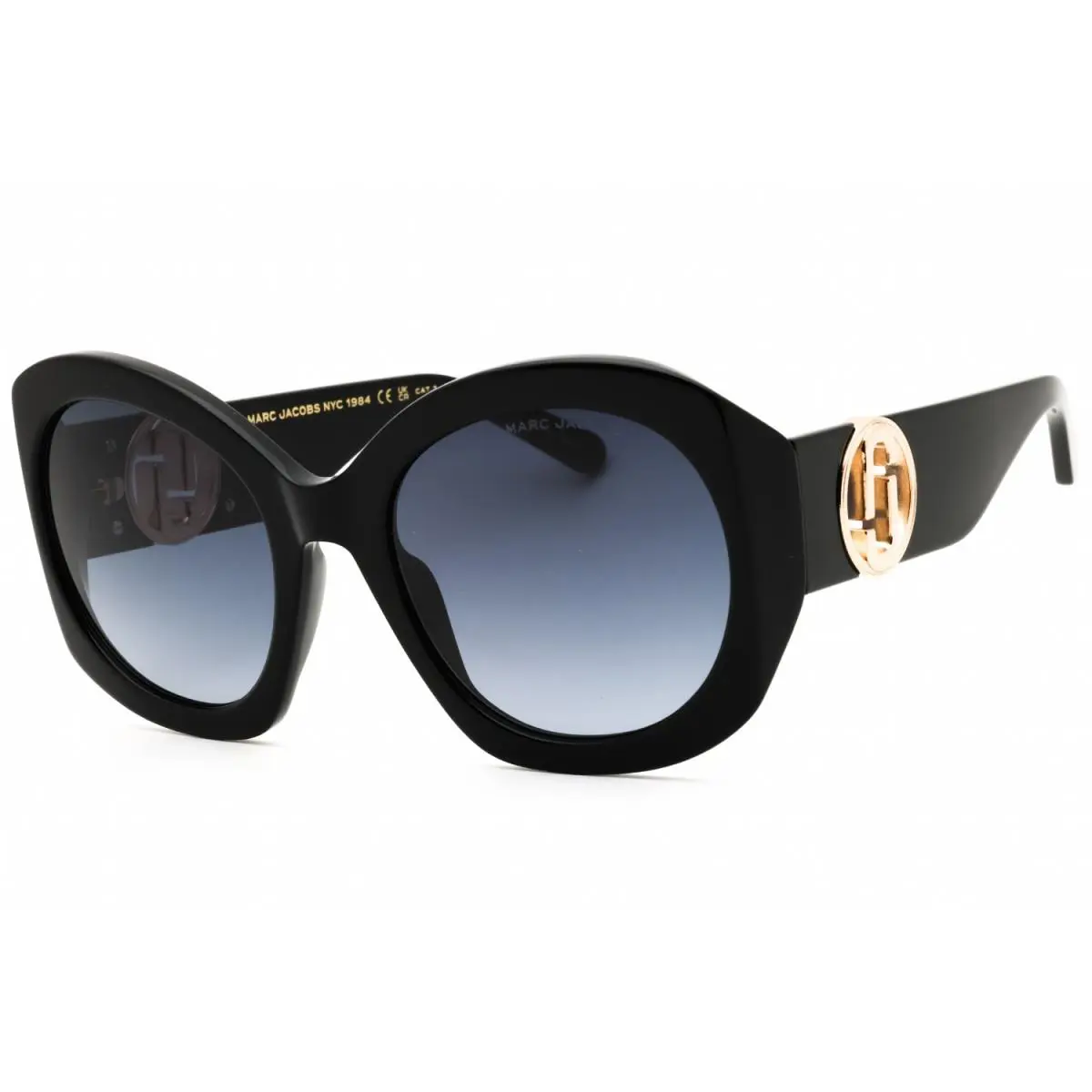 Marc Jacobs Marc 722/S 08079O Black/grey Gradient 56-22-130 Sunglasses - Frame: Black, Lens: Grey Gradient, code: 08079O
