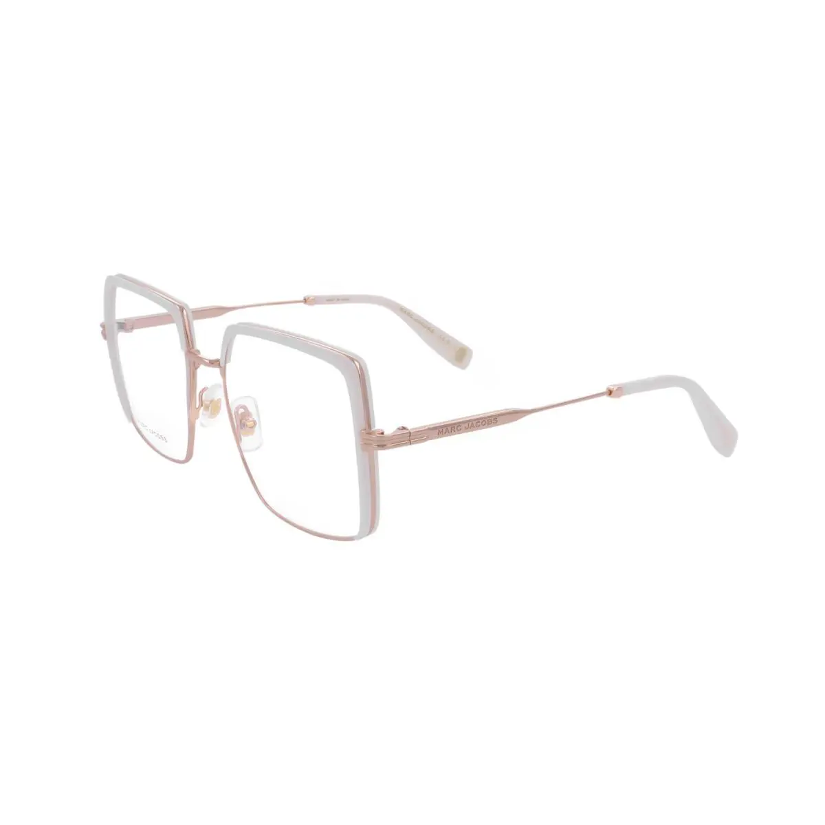 Marc Jacobs Women`s 54mm Gold Ivory Opticals MJ1067-0Y3R-16 - Frame: Gold, Lens: No Color, Other Frame: Gold Ivory