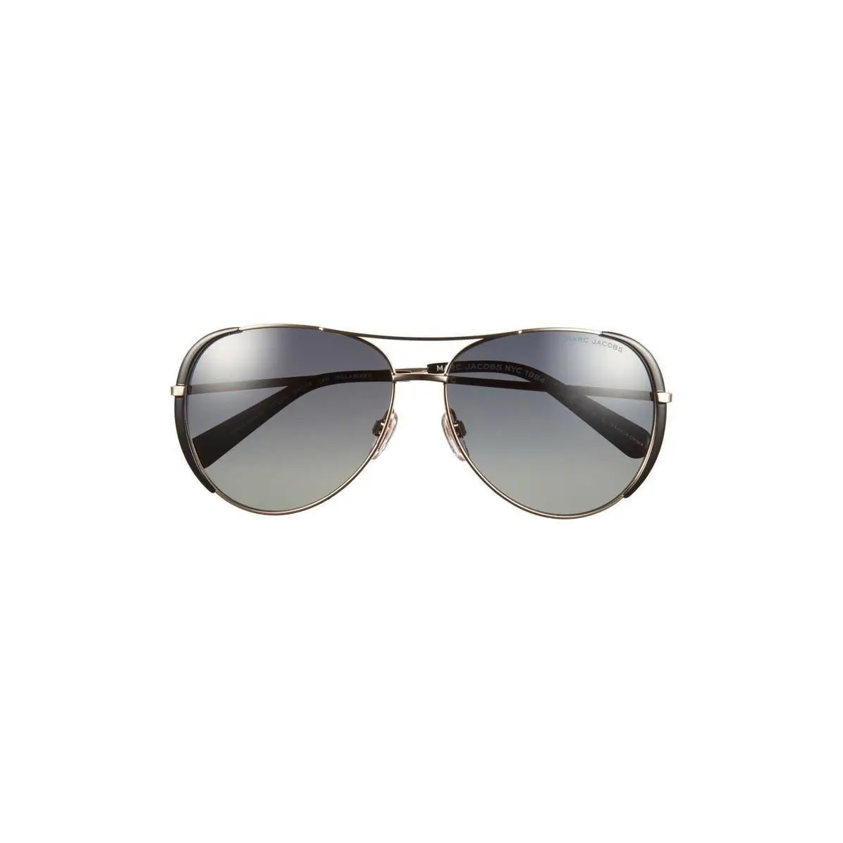 Marc Jacobs Women 59mm Gradient Polarized Aviator Sunglasses Gold