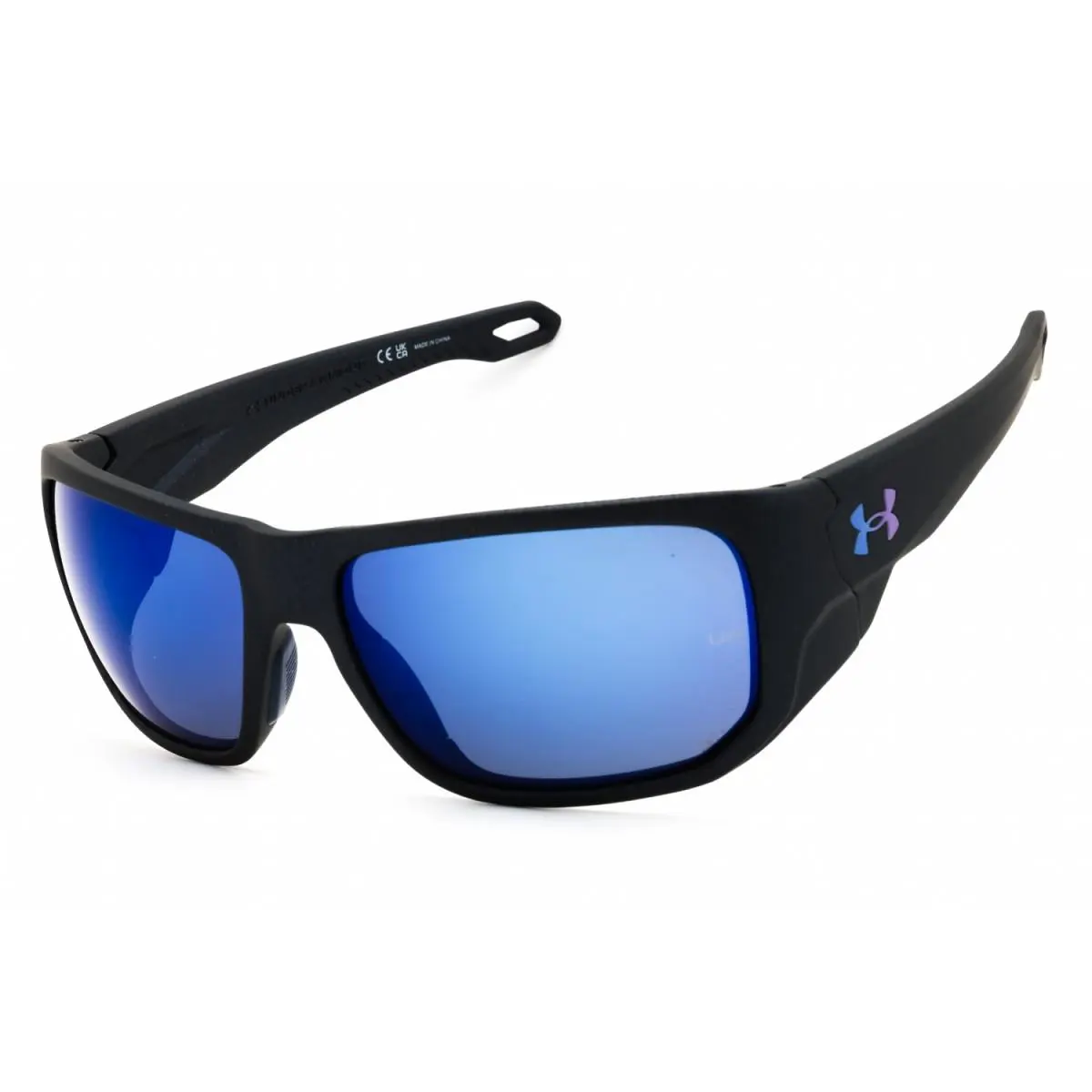 Under Armour UA Attack MD 0TZQ W1 Blue Metalized/blue 60-15-125 Sunglasses - Frame: Blue Metalized, Lens: Blue, code: 0TZQW1