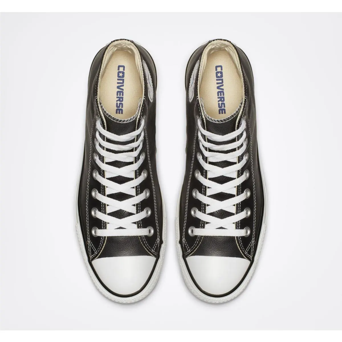 Converse shoes - Converse Chuck Taylor All Star Leather High Top - 132170C - Black 2