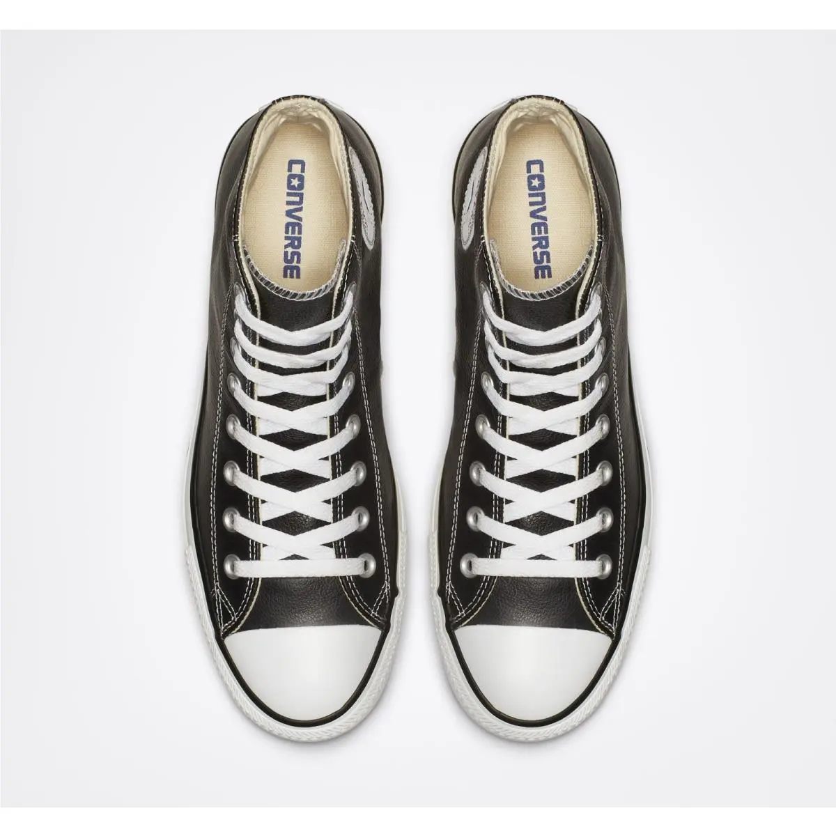 Converse shoes - Converse Chuck Taylor All Star Leather High Top - 132170C - Black 10