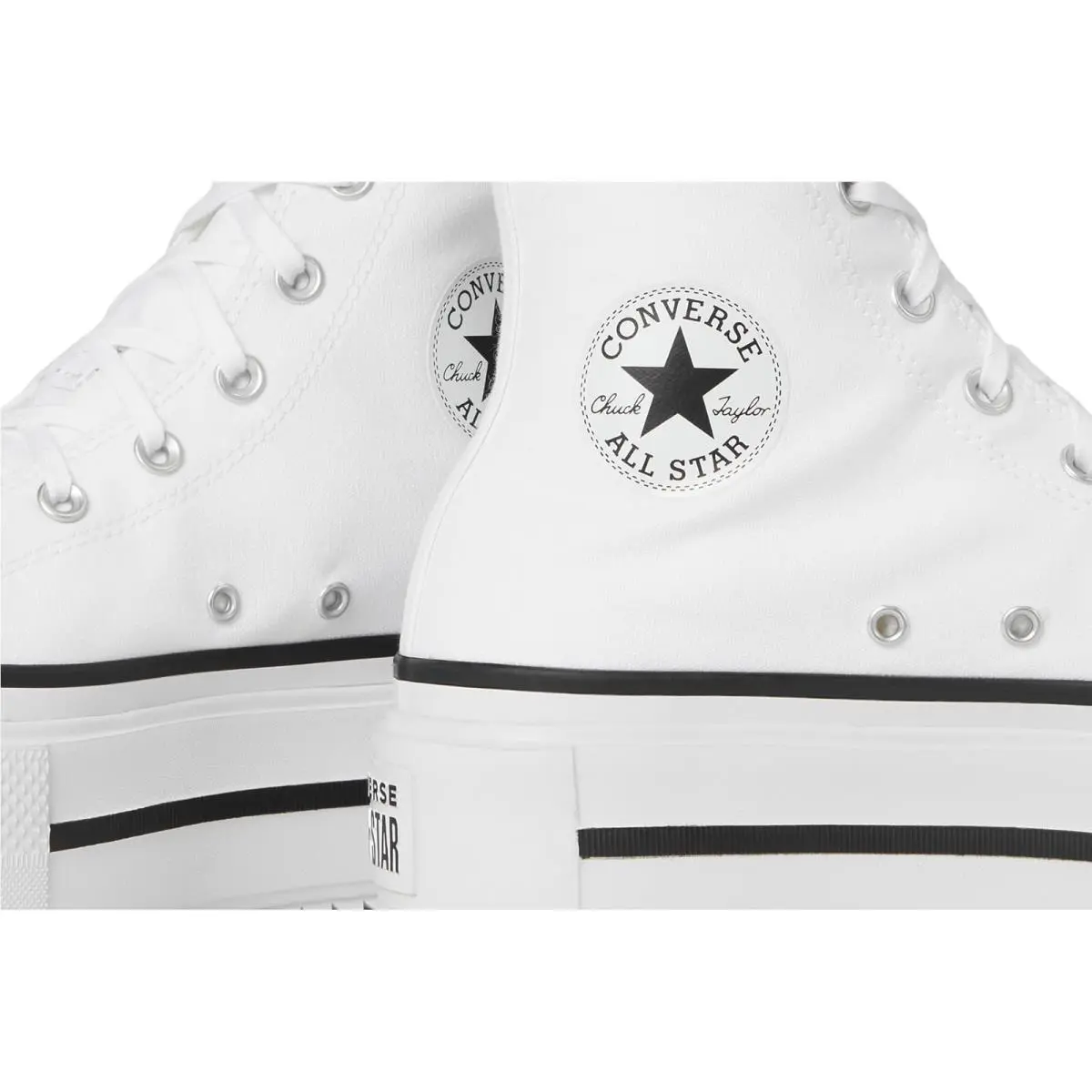 Converse shoes - White/Black/White 11