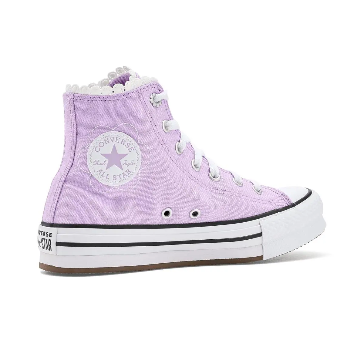 Converse shoes - Lavender Latte/White/Black 1