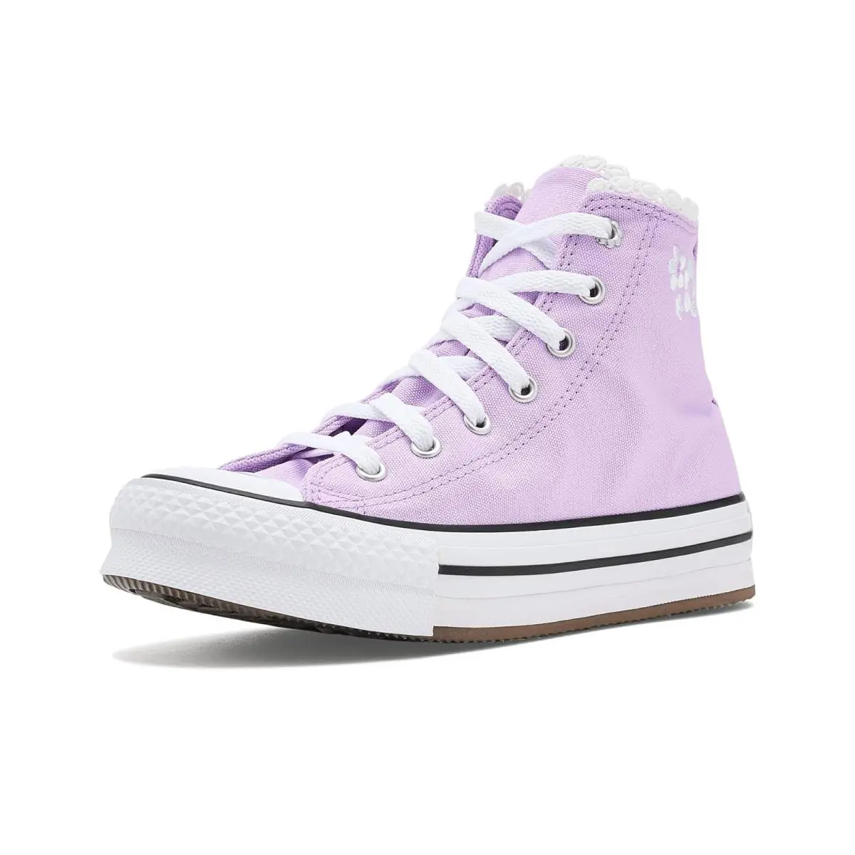 Converse shoes - Lavender Latte/White/Black 6