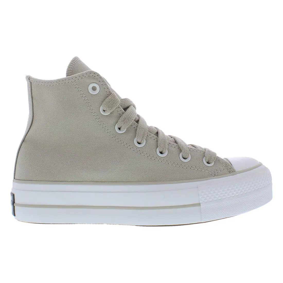 Converse Chuck Taylor All Star Lift High Womens Shoes Size 5 Color: Beach - Beach Stone/Vintage White, Full: Beach Stone/Vintage White