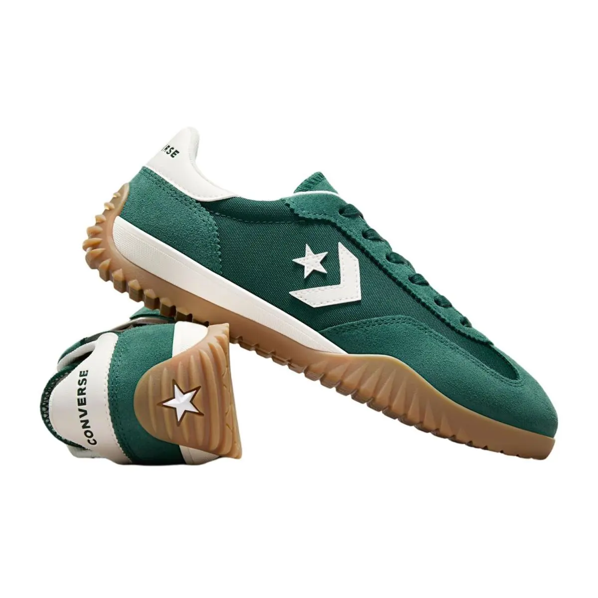 Converse Womens` Run Star Trainers - Green Envy/egret/white - Green Envy/Egret/White