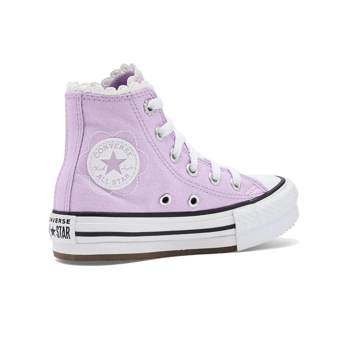 Converse shoes - Lavender Latte/White/Black 1