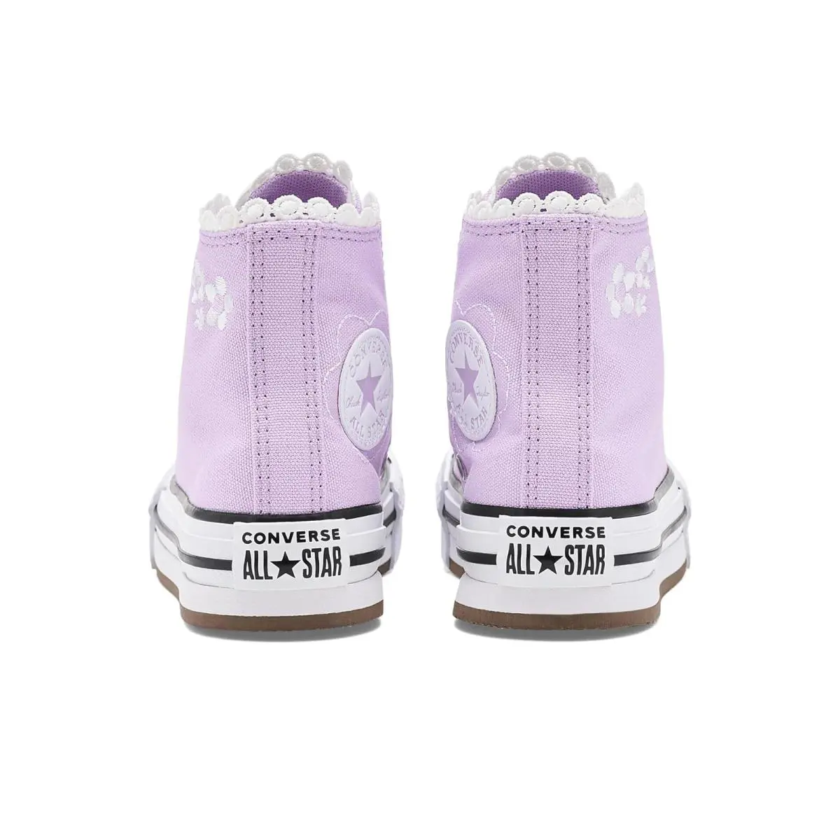 Converse shoes - Lavender Latte/White/Black 5