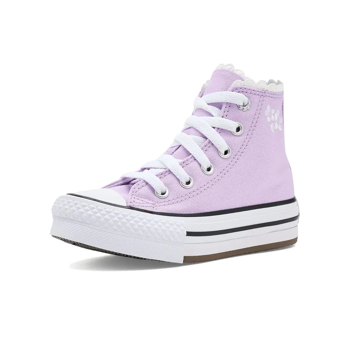 Converse shoes - Lavender Latte/White/Black 6