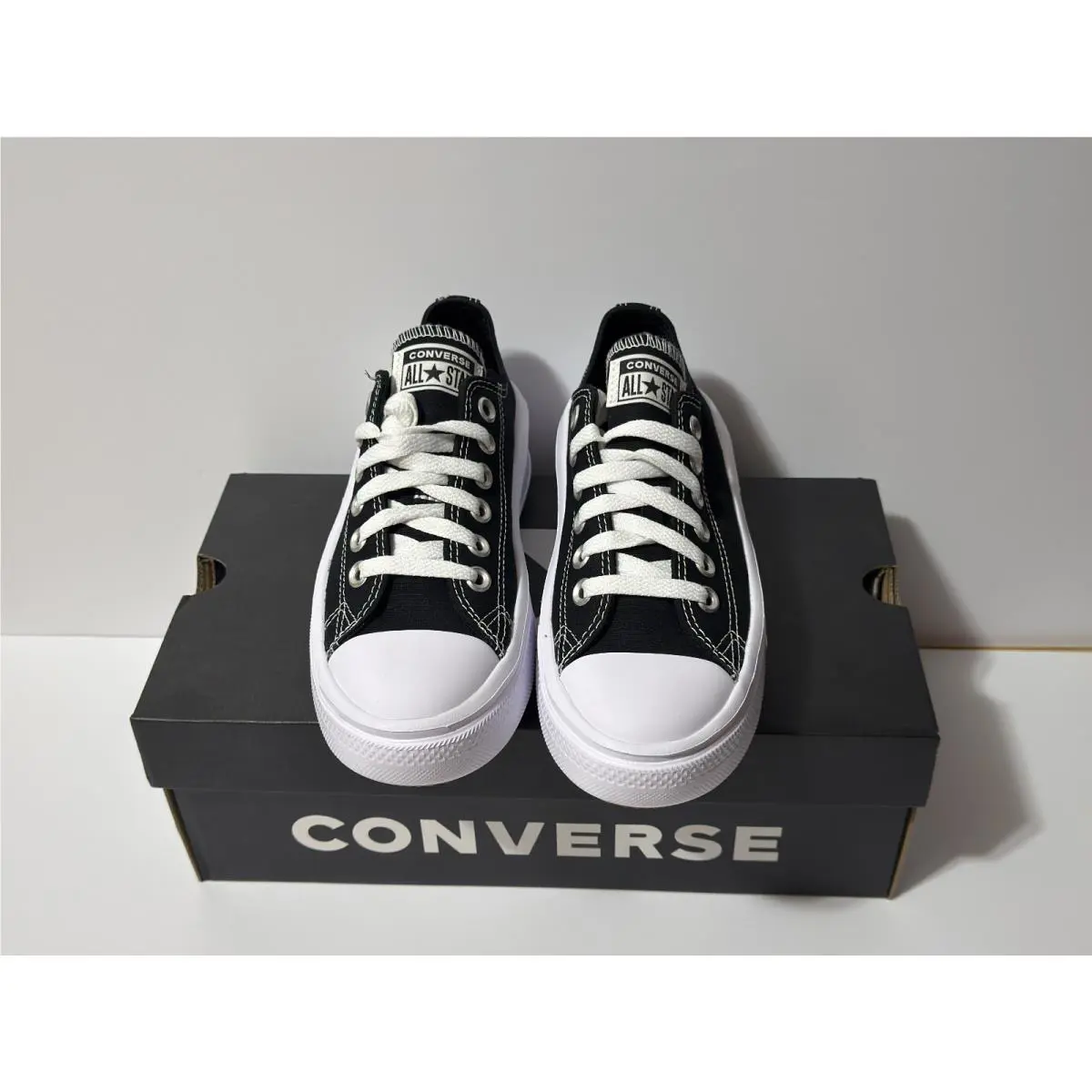 Converse shoes - Converse Chuck Taylor All Star Move - 570256C - Black/White/White 6
