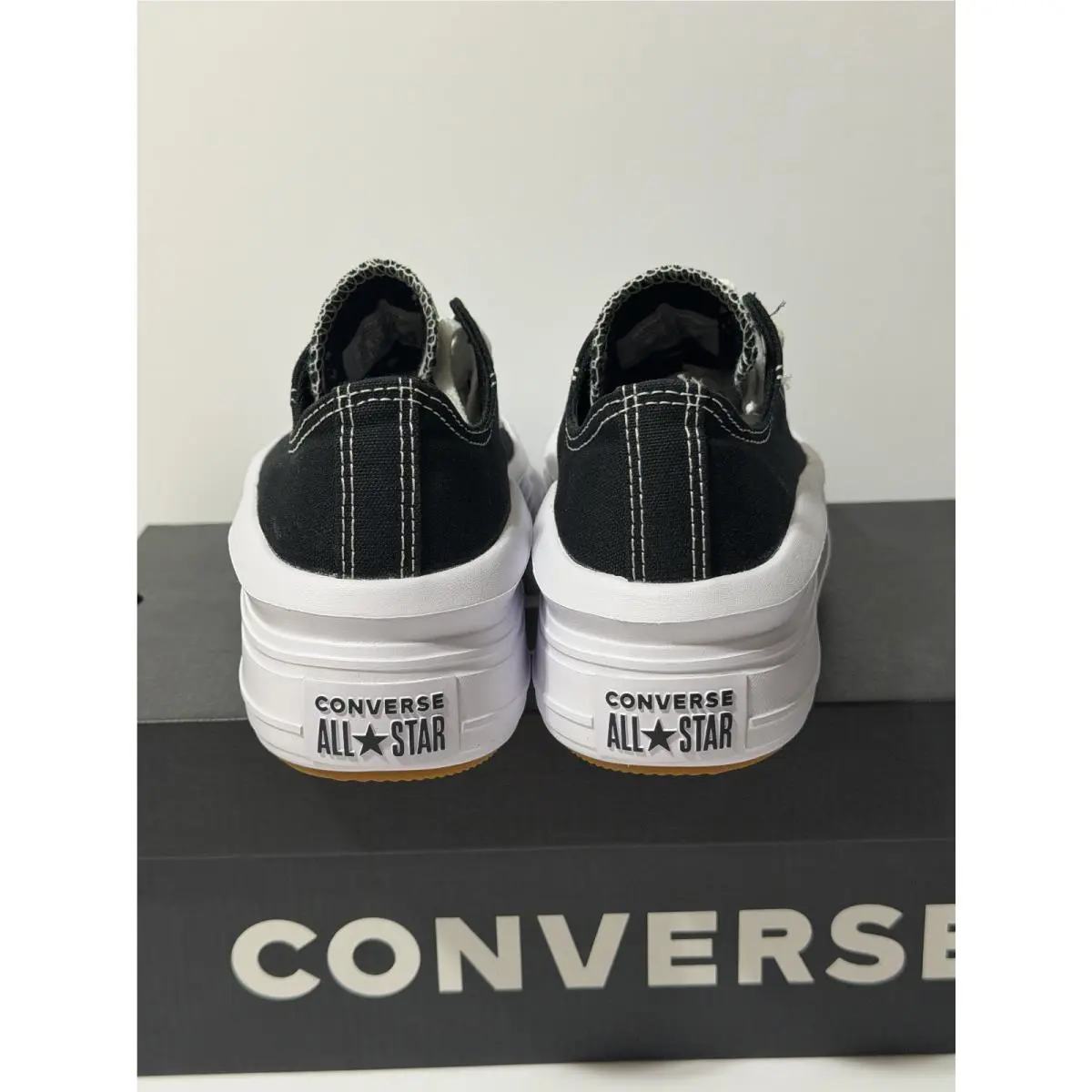 Converse shoes - Converse Chuck Taylor All Star Move - 570256C - Black/White/White 7