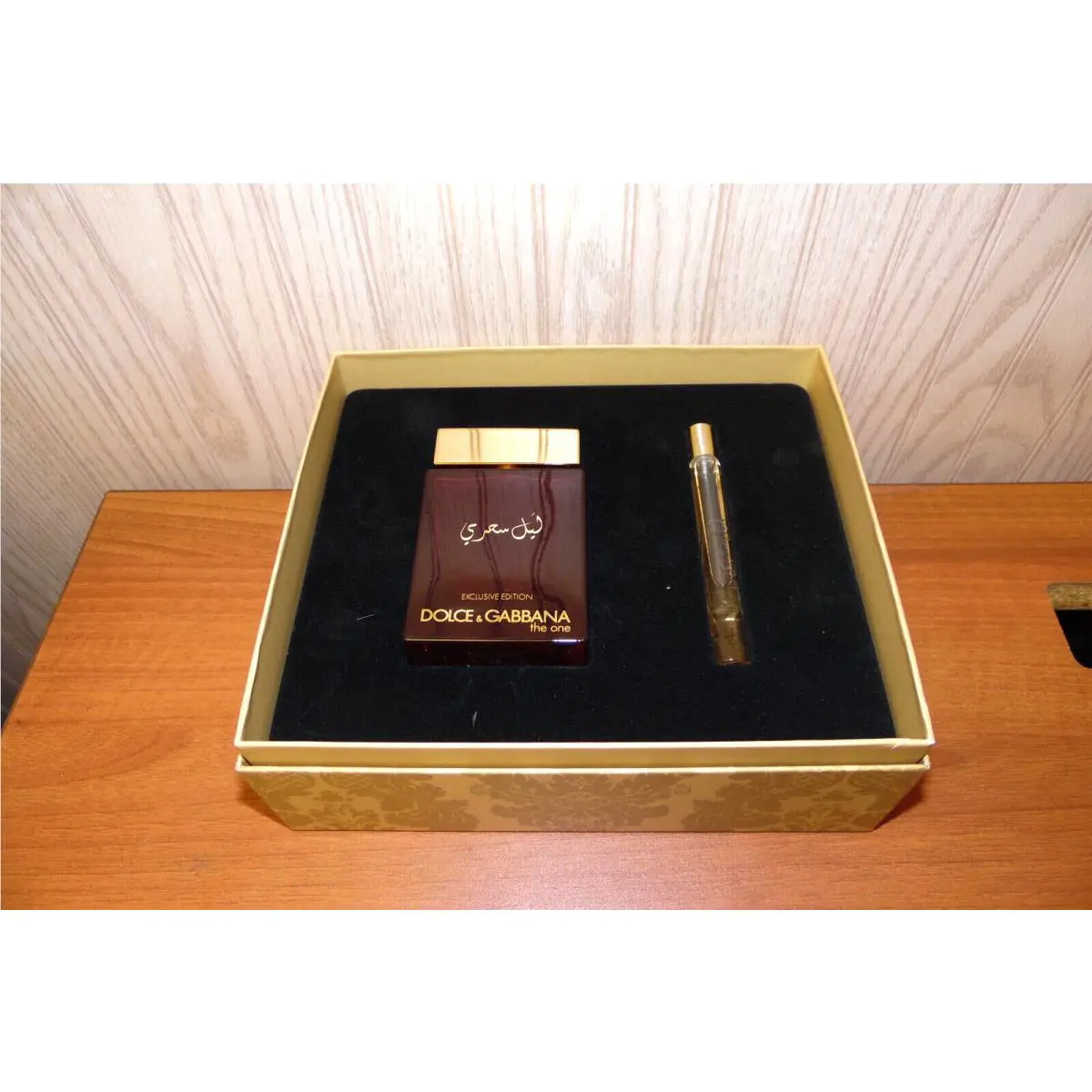 2pc Set Dolce Gabbana The One Royal Night Exclusive / Edp 3.4 Spy Cologne Men