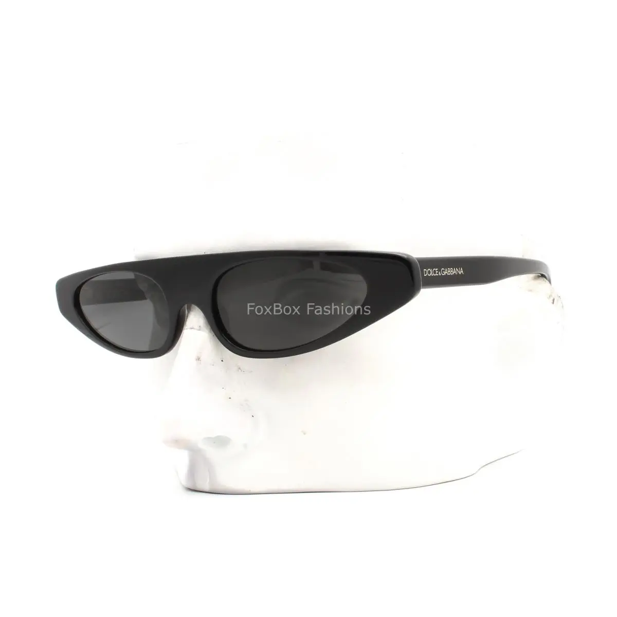 Dolce Gabbana Sunglasses Retro Re-edition Polished Black DG4442 501/87 with Case