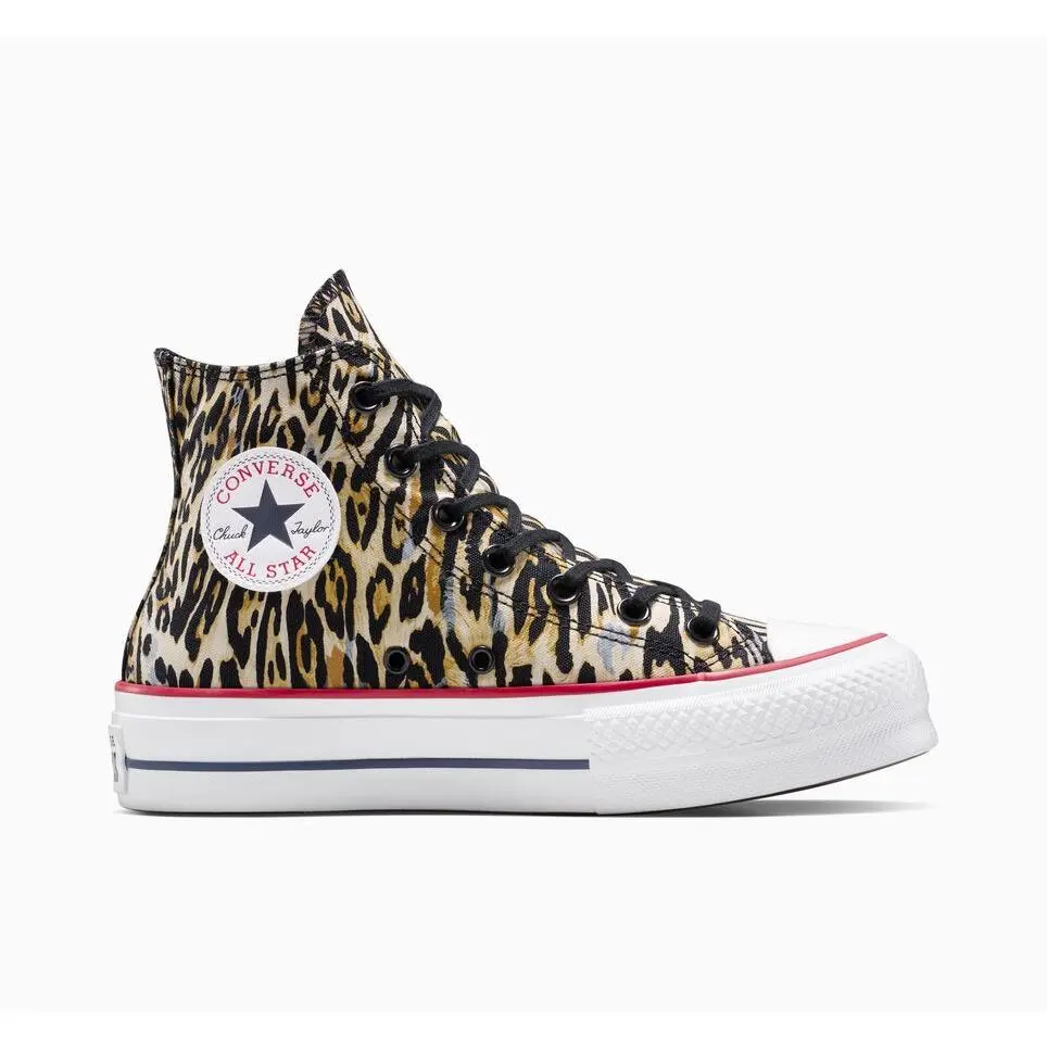 Womens  Ctas Lift HI Black White Red A15462C-001-SIZE 5.5 by Converse
