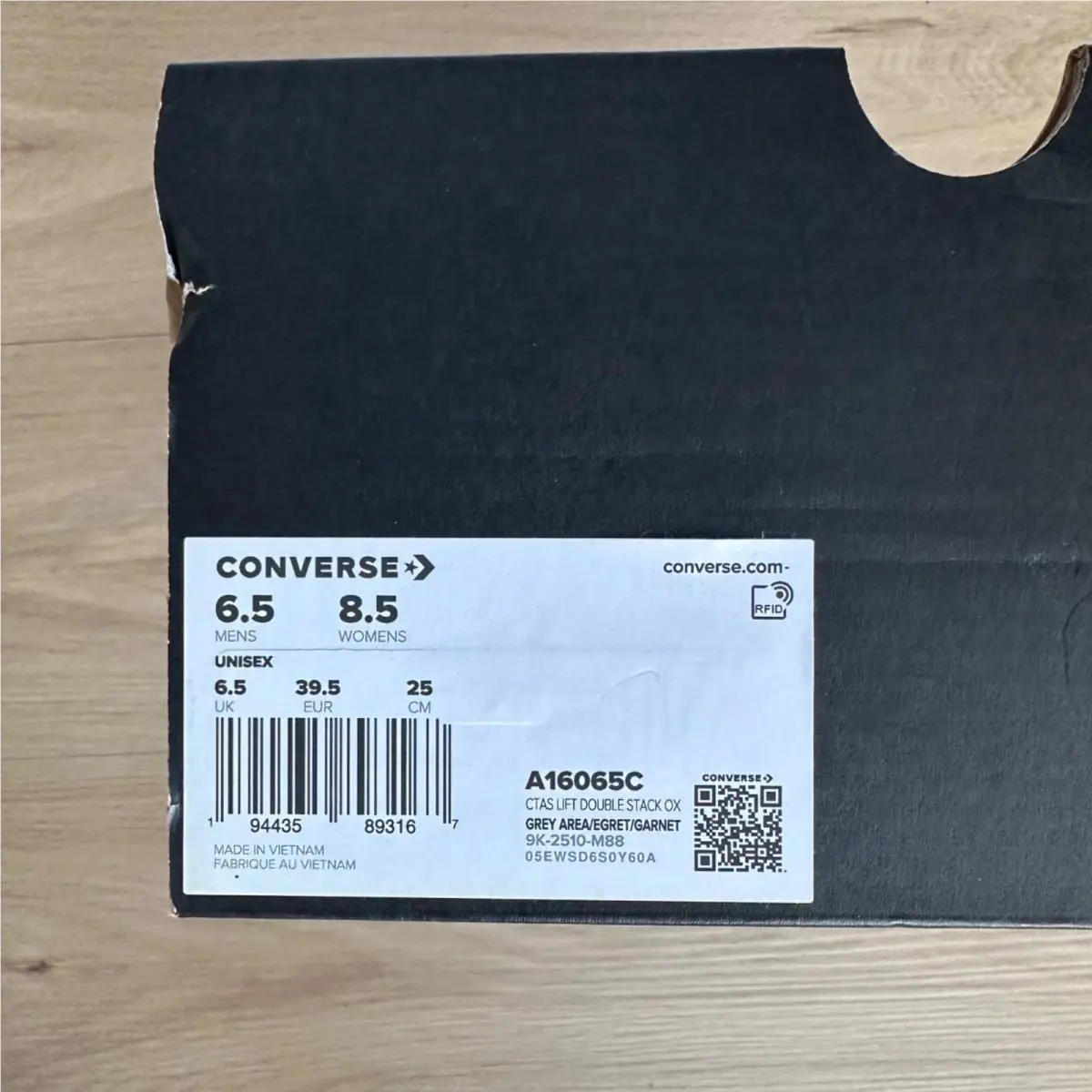 Converse shoes - Converse Chuck Taylor All Star Lift - A16065C - Grey (UPC: 194435893167) 6