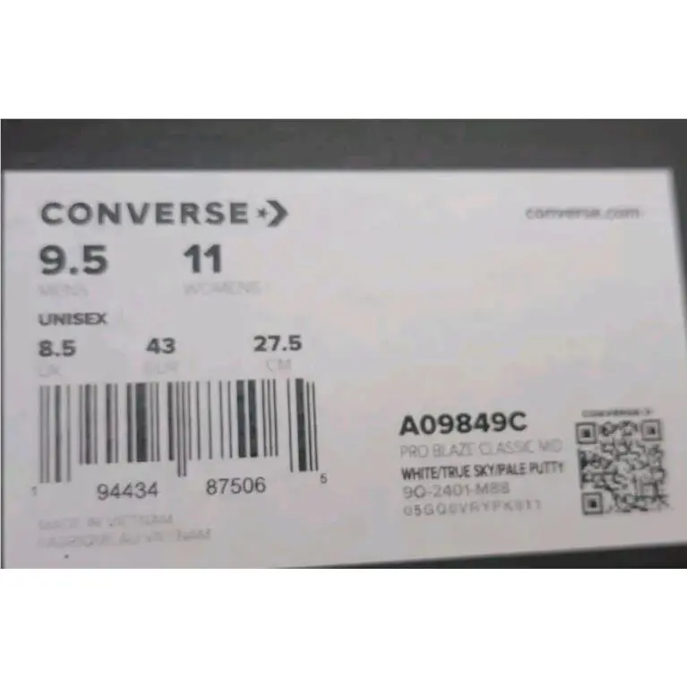 Converse shoes - Converse Pro Blaze Mid - Pro Blaze Mid - A09849c - White 6