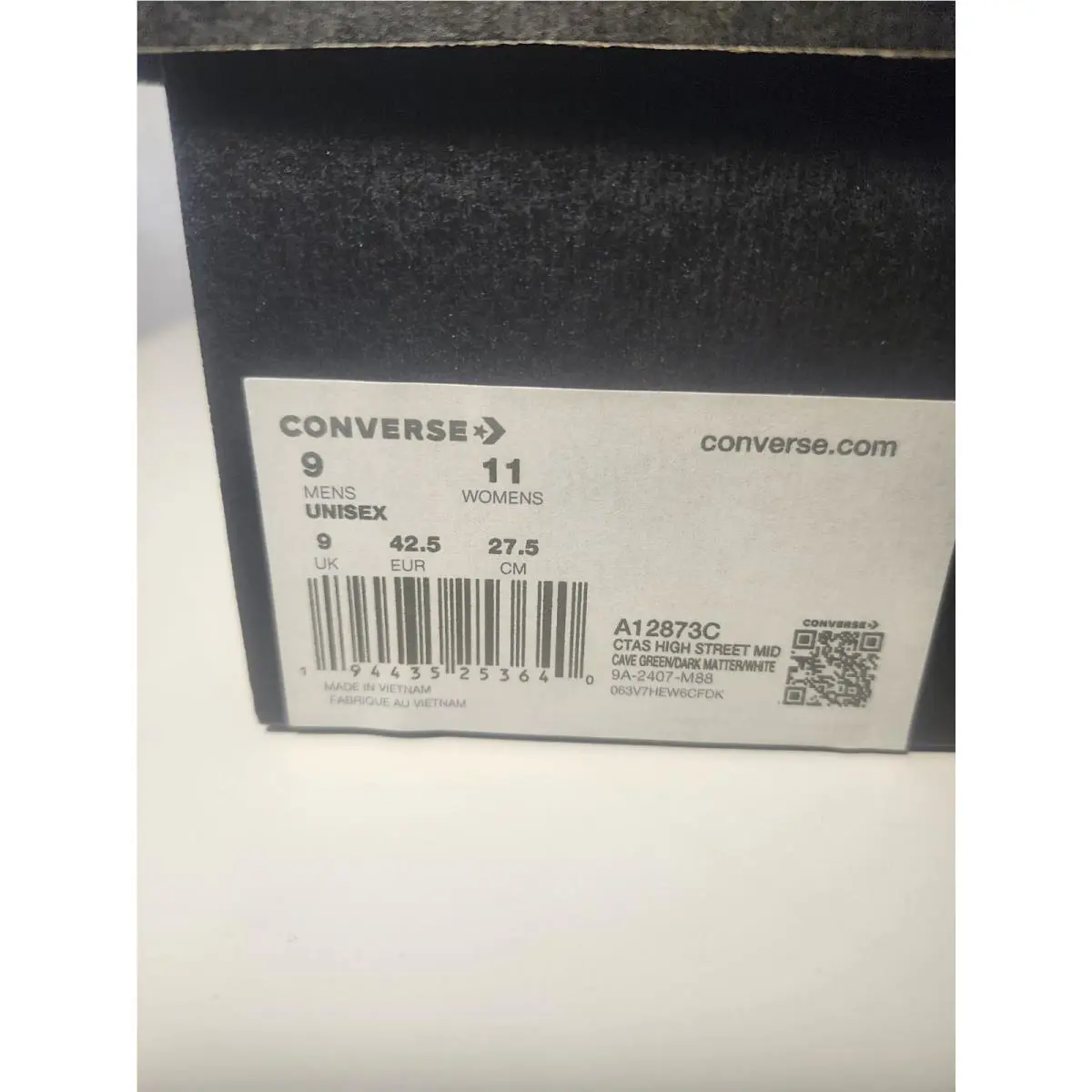 Converse shoes - Converse CTAS High Street - CTAS High Street - A12873C - Olive Green/Grey (UPC: 0194435253640) 9