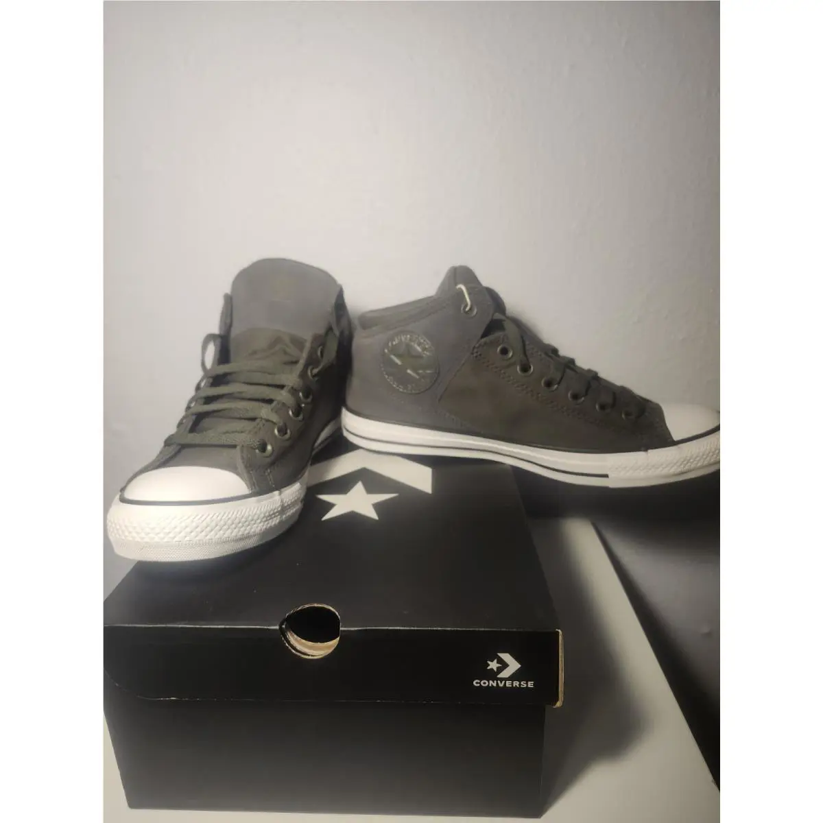 Converse shoes - Converse CTAS High Street - CTAS High Street - A12873C - Olive Green/Grey (UPC: 0194435253640) 2
