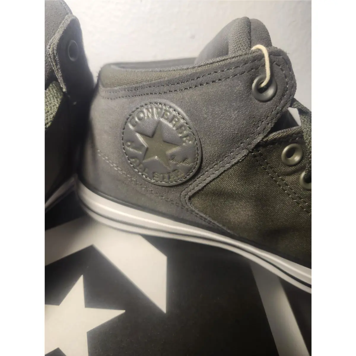 Converse shoes - Converse CTAS High Street - CTAS High Street - A12873C - Olive Green/Grey (UPC: 0194435253640) 3