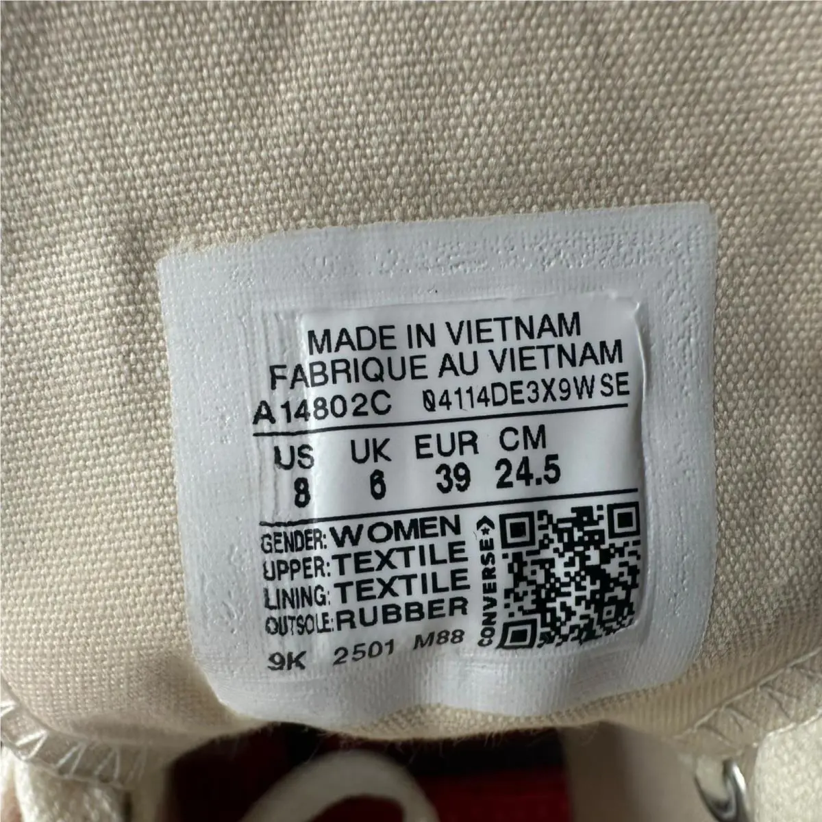 Converse shoes - Converse Chuck 70 High - Chuck High - A14802C - Red (UPC: 194435622095) 8