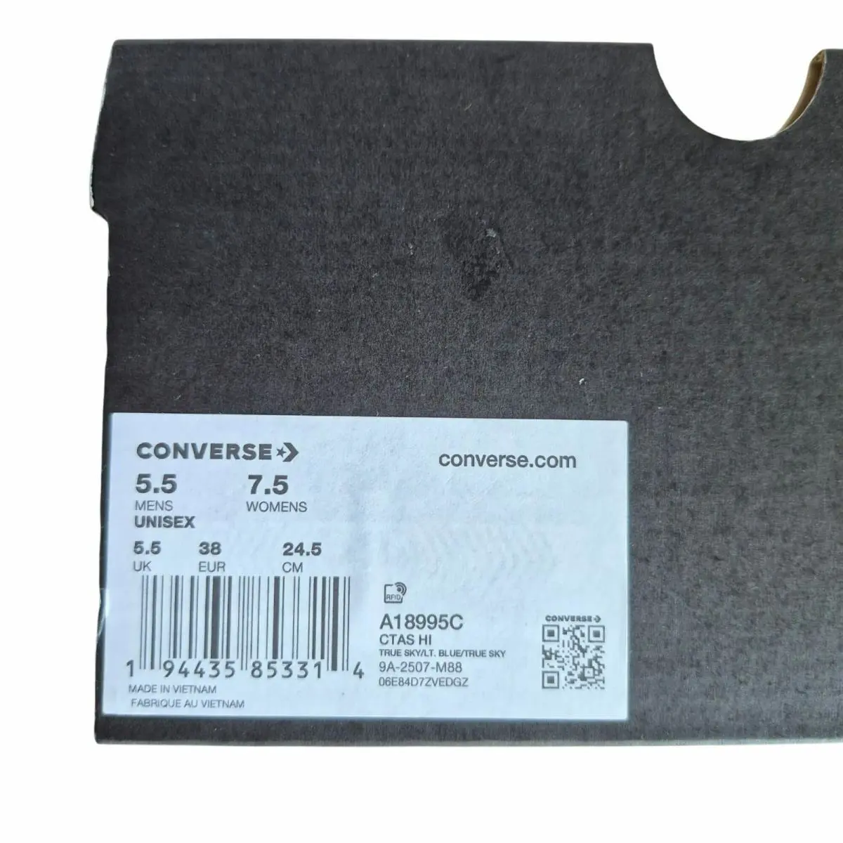 Converse shoes - Converse Chuck Taylor Hi - Chuck Taylor - A18995C - Blue (UPC: 194435853314) 6