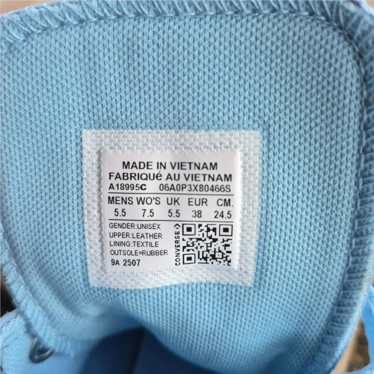 Converse shoes - Converse Chuck Taylor Hi - Chuck Taylor - A18995C - Blue (UPC: 194435853314) 8