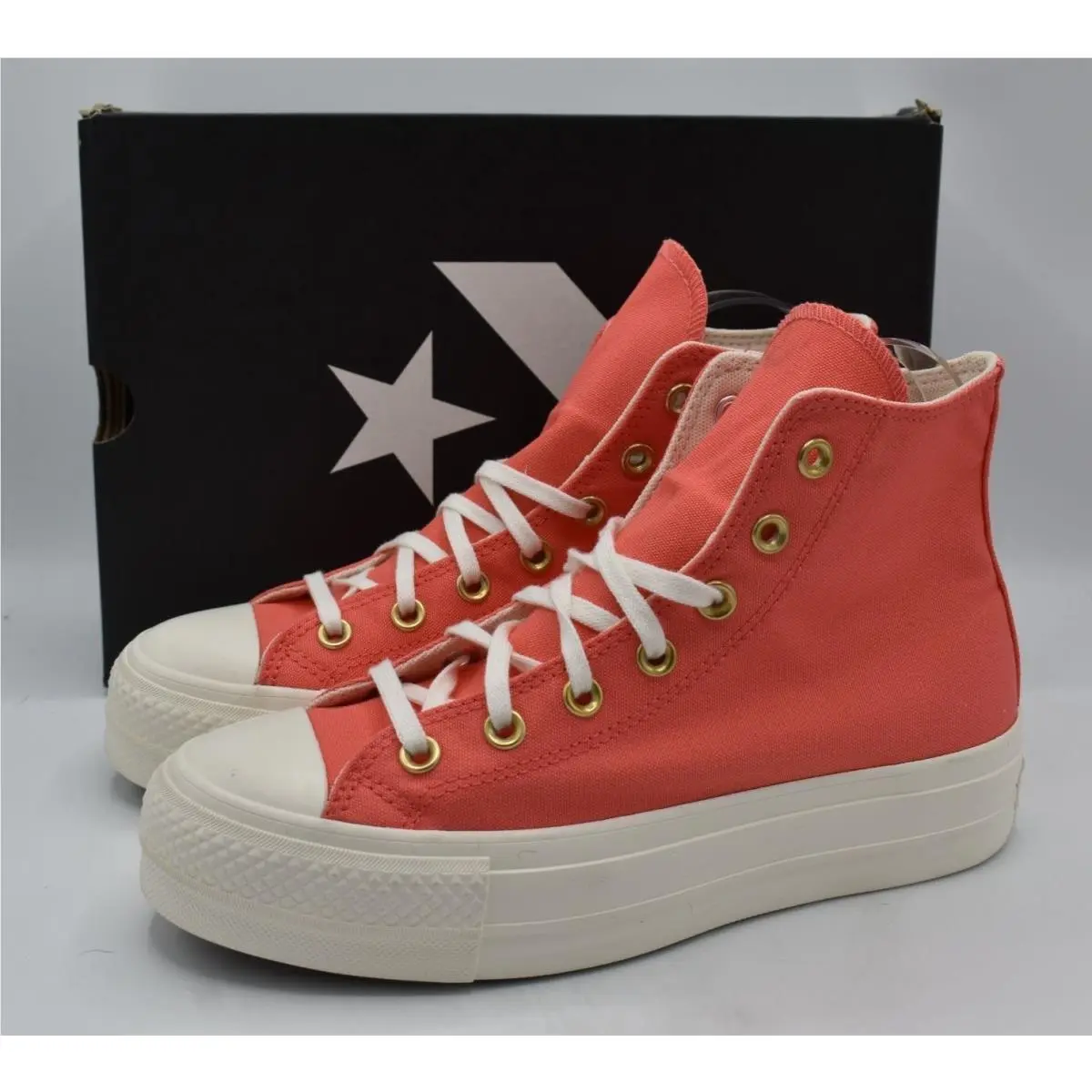Converse Womens 8 Chuck Taylor All Star Lift Platform High Top Sneakers Shoes