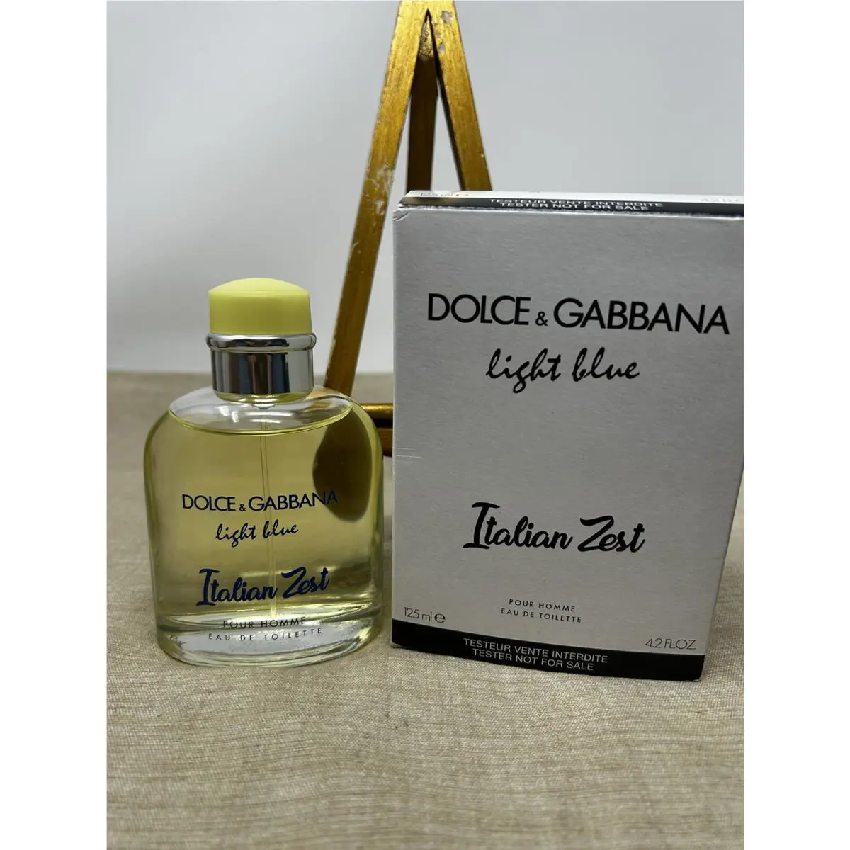 Dolce Gabbana Light Blue Italian Zest Pour Homme Edt 4.2 oz Men Tester