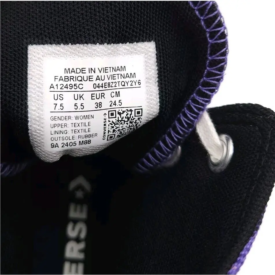 Converse shoes - ALL STAR LIFT - ALL STAR LIFT - A12495C - Purple (UPC: 194435124162) 3