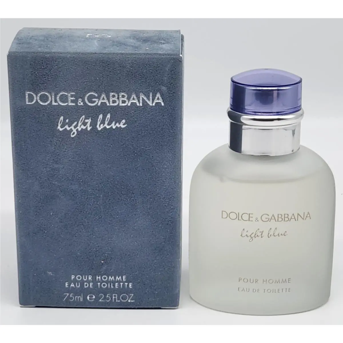 Light Blue Dolce Gabbana For Men Eau de Toilette Spray 2.5 fl oz