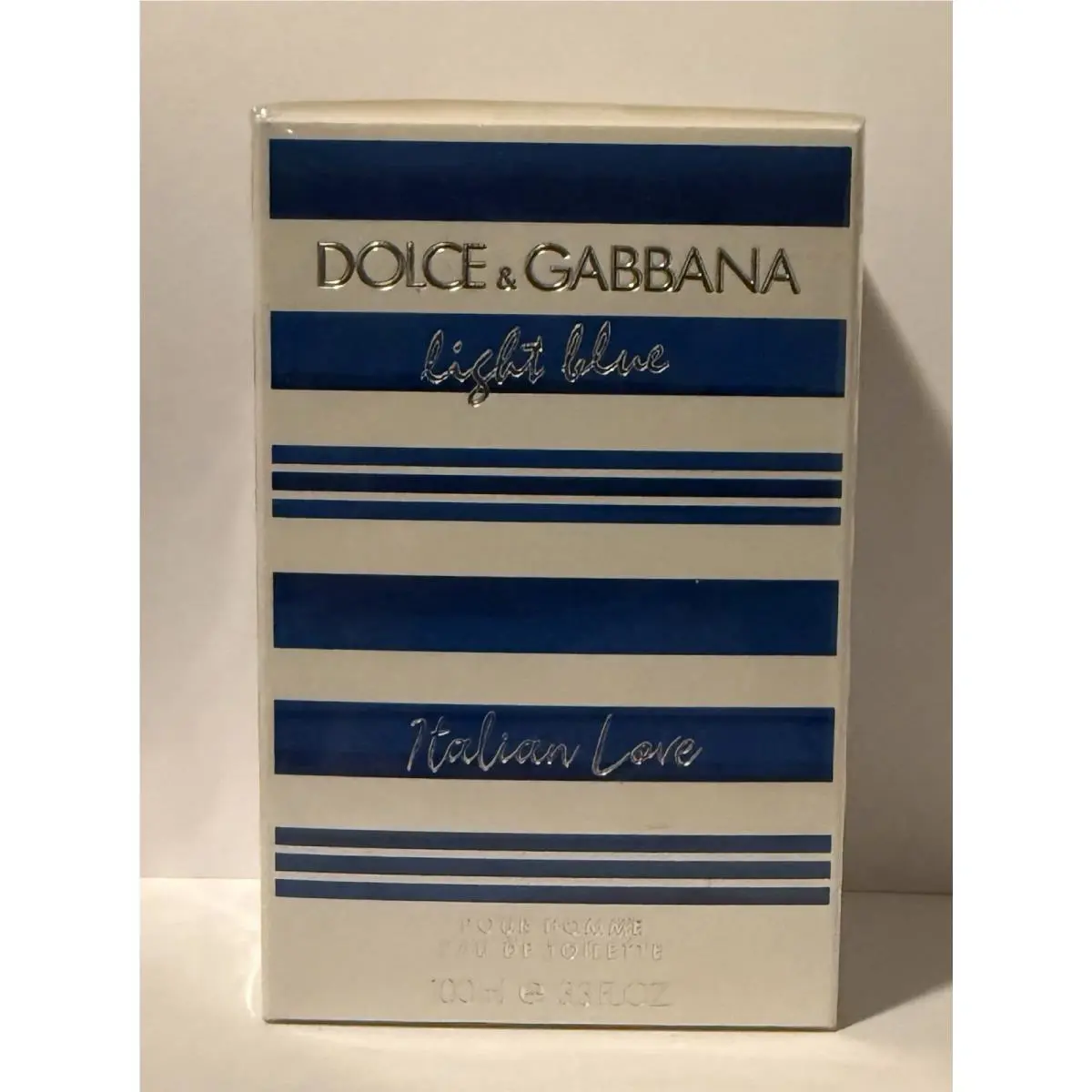 Dolce Gabbana Light Blue Pour Homme Eau De Toilette Italian Love - 100ml/